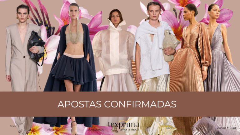 desfiles da temporada que confirma as apostas da coleção