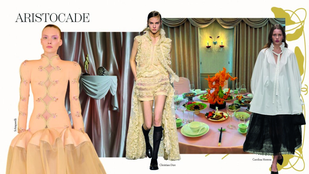 mood board da tendencia de aristocade