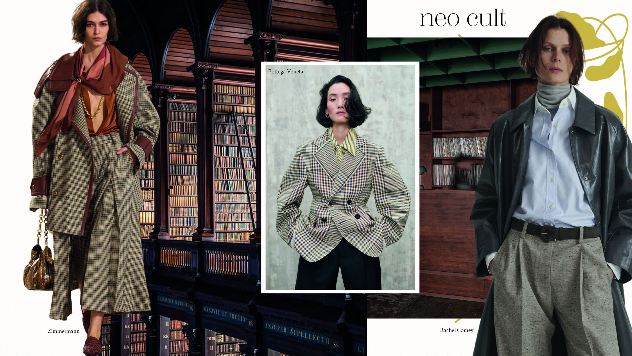 mood board da tendencia de neo cult