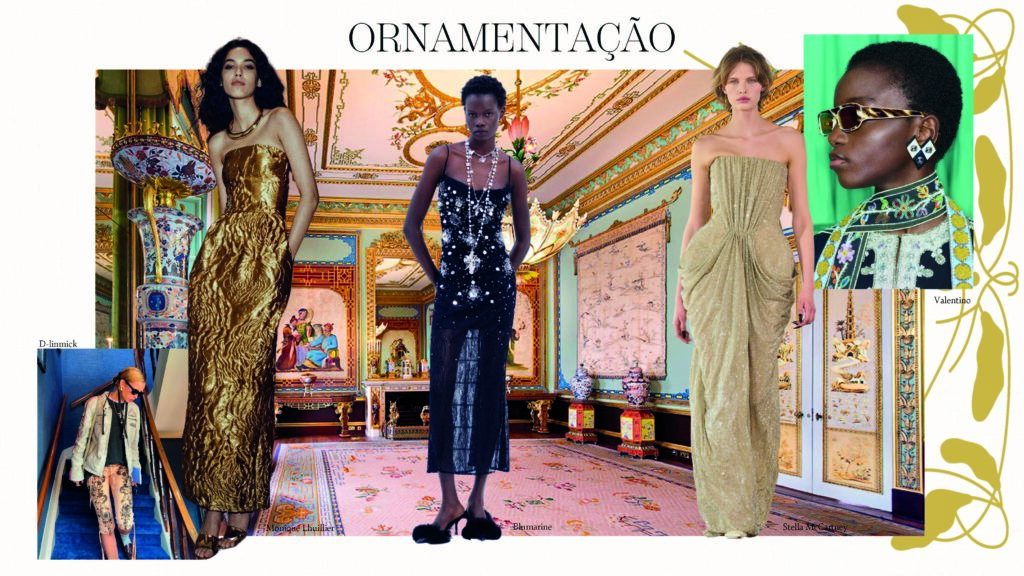 mood board da tendencia de ornamentação