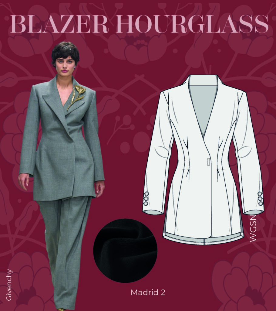 Blazer Hourglass: alfaiataria com poder e precisão