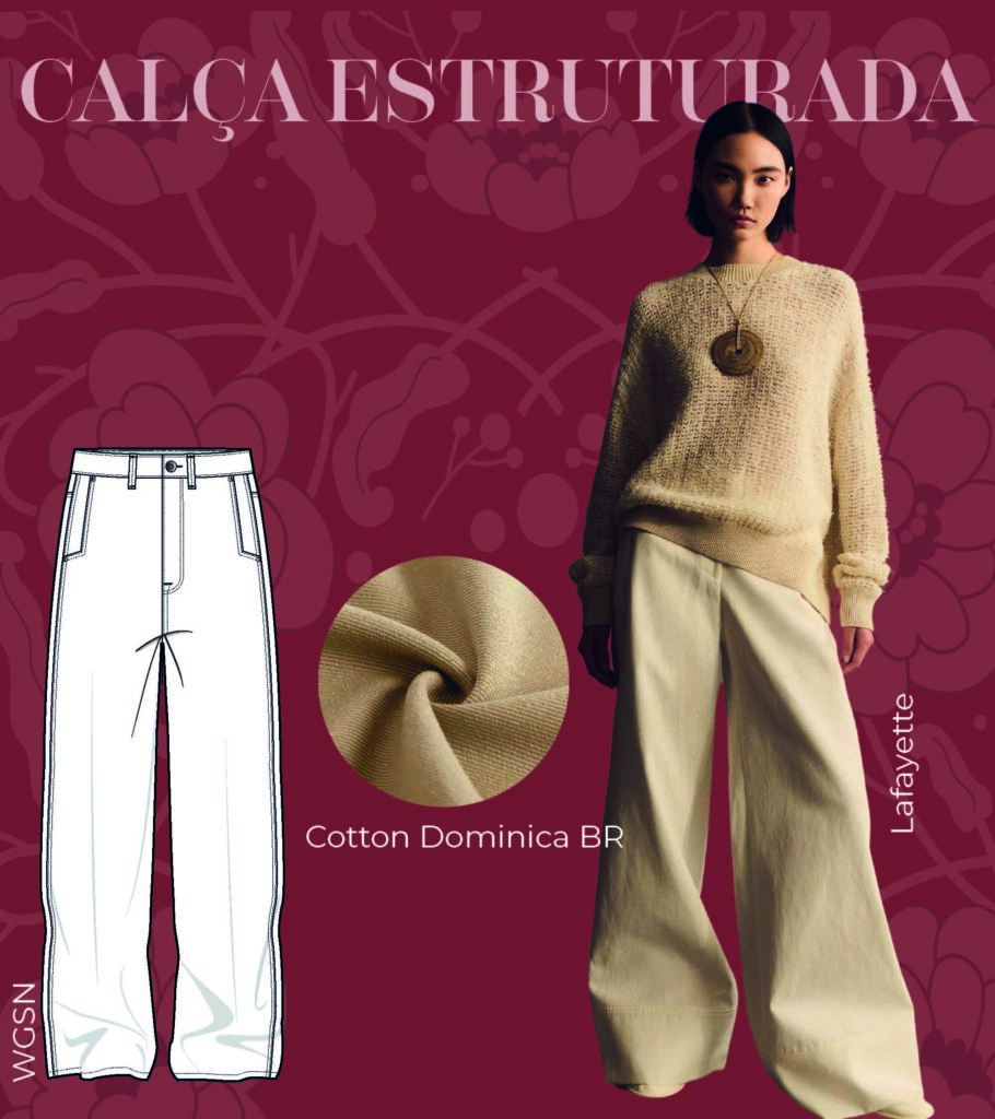 Calça Estruturada: statement funcional